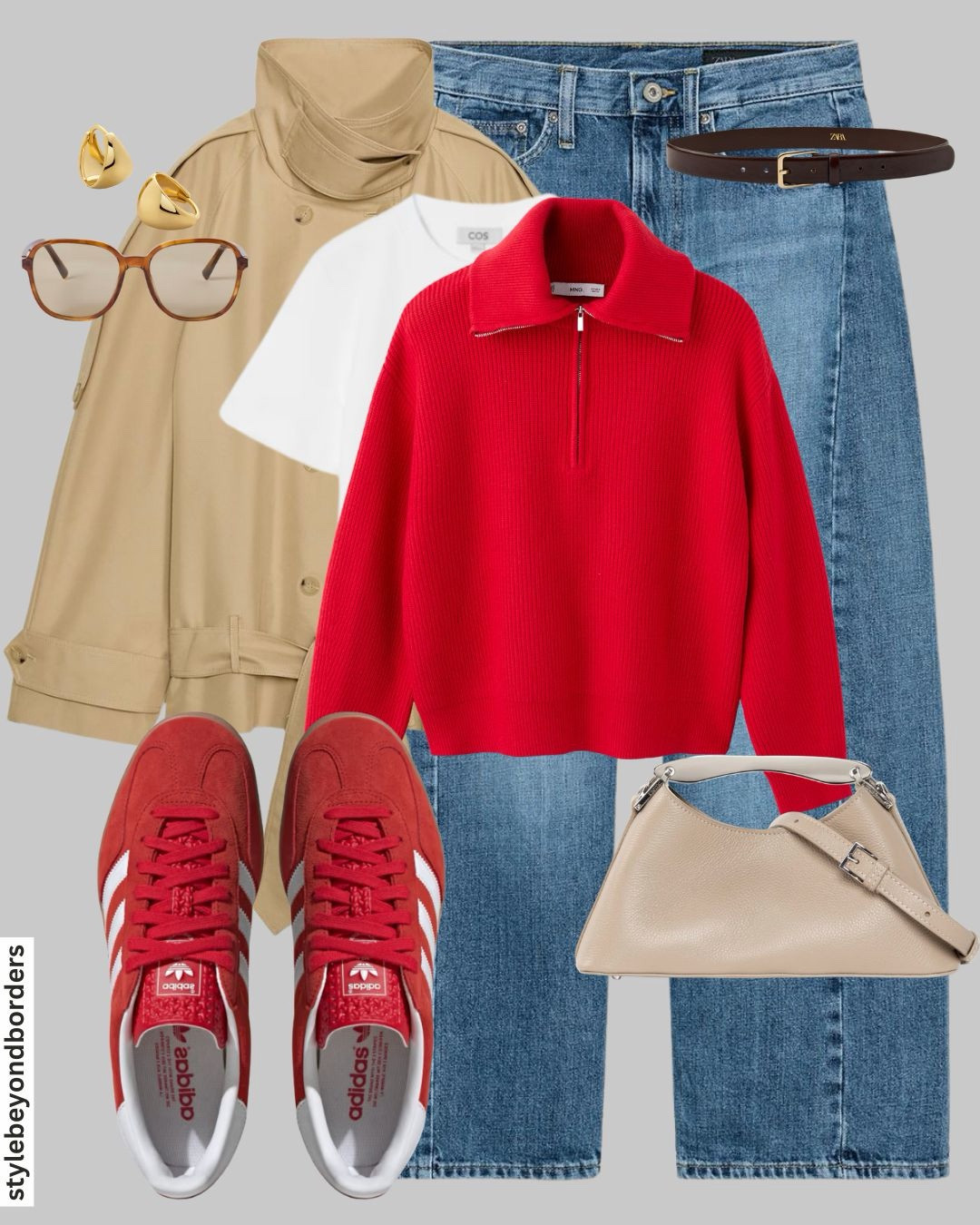 Short trench coat styled in 3 ways ❤️🥨✨



Tags: funnel neck trench coat, short trench coat, red zipper jumper, red adidas spezials, blue barrel jeans, elleme bag, striped polo shirt, baby pink polo jumper, barrel jeans, straight black jeans, suede mules, miumiu bag, Zara, H&M, COS, Mango,Zara

#LTKspring #LTKstyletip #LTKjeans