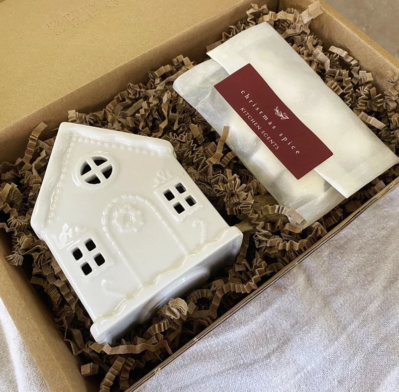 Gingerbread House Tea Light Gift Box | Etsy (UK)