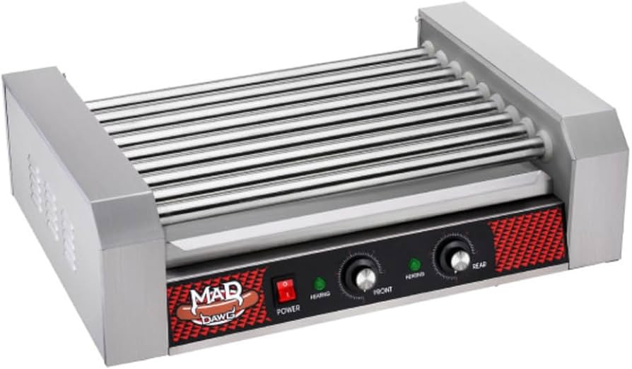 Great Northern Popcorn Hot Dog Roller Machine - Stainless-Steel Cooker with 9 Rollers - Cooks 24 ... | Amazon (US)