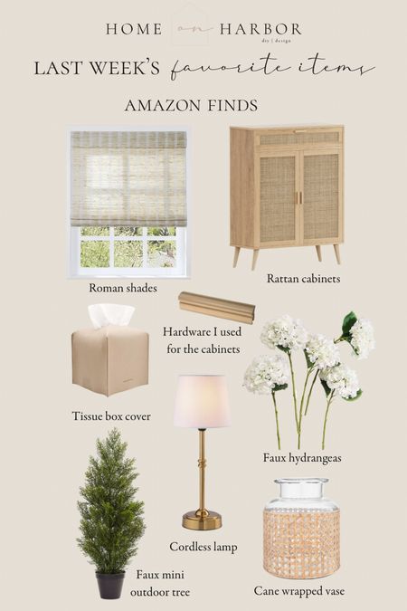 Last week’s favorite Amazon finds! Furniture favorites, Roman shades, tissue box cover, spring greenery, timeless home decor and more! 

#amazonhome #amazonfinds #bestsellers

#LTKFindsUnder50 #LTKSeasonal #LTKHome