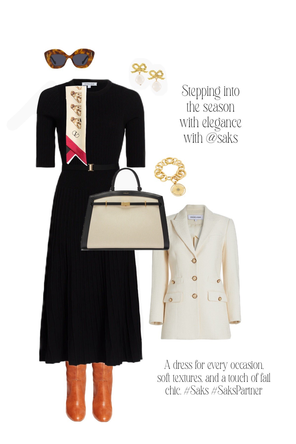 Stepping into the season with elegance with @saks 🍂 A dress for every occasion, soft textures, and a touch of fall chic. 🤎✨#Saks #SaksPartner #liketkit @shop.ltk
