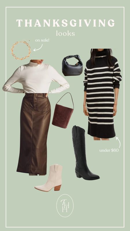 Thanksgiving outfit ideas 🍂🦃

#LTKHoliday #LTKfindsunder50 #LTKSeasonal