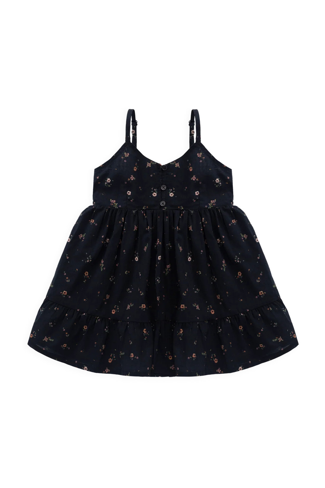 Organic Cotton Kaianna Dress - Eloise Navy | Jamie Kay