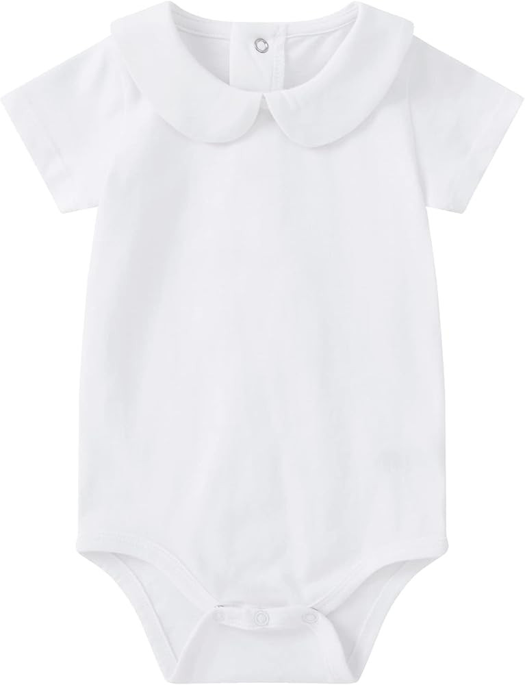 pureborn Baby Girls Boys Bodysuit Super Soft Cotton Romper 0-24 Months | Amazon (US)