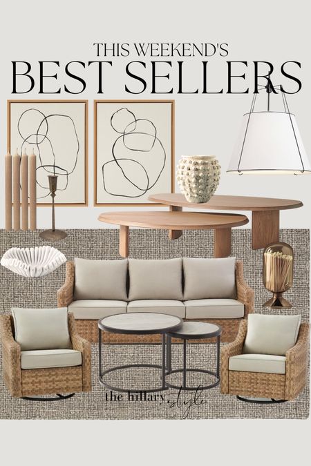 This Weekend’s Home Best Sellers!

Home Decor // Neutral // Outdoor Furniture // Patio Furniture // Coffee Table // Candlesticks // Dining // Mirror // Rug // Abstract Art //

#LTKunder100 #LTKstyletip #LTKhome