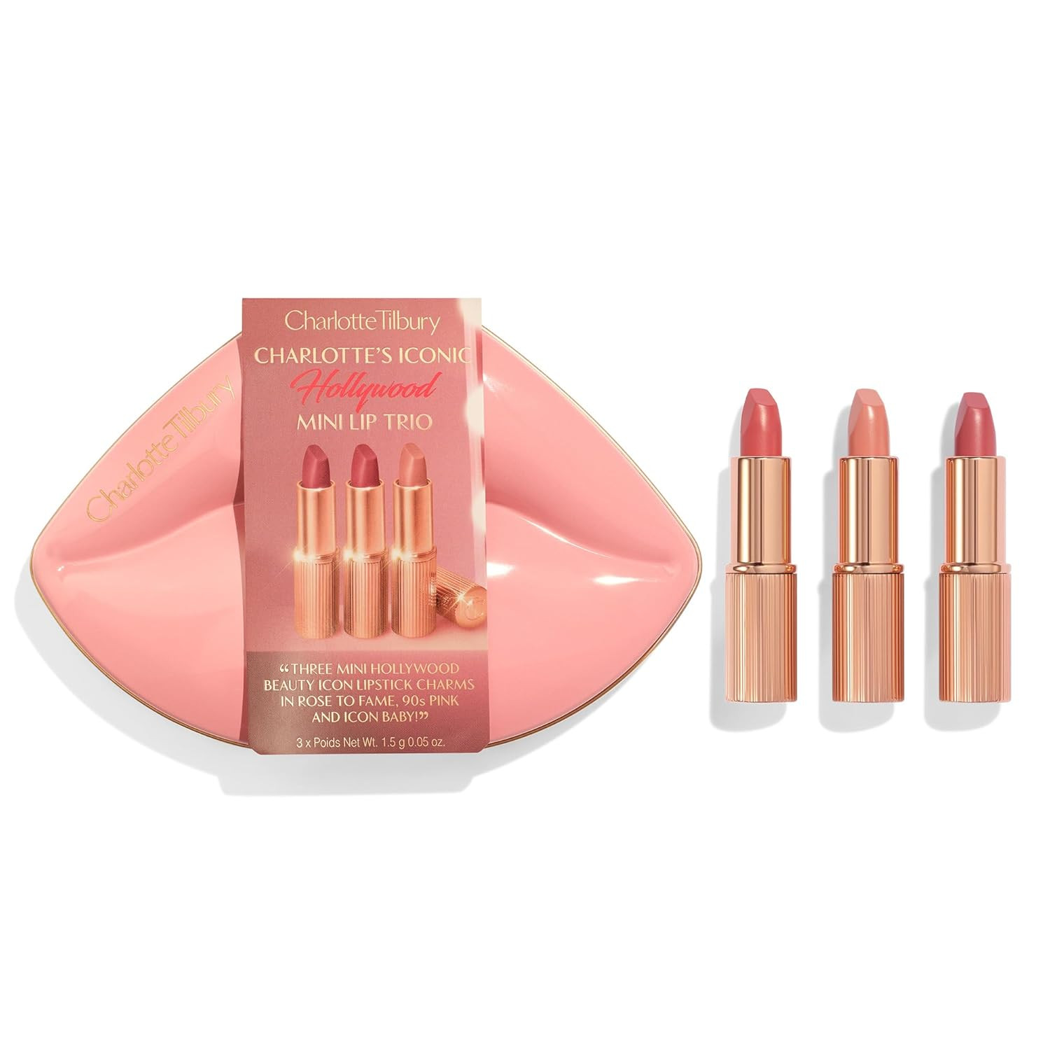 Charlotte Tilbury K.I.S.S.I.N.G Lipstick - Moisturizing & Hydrating Lipstick with Light-Diffusing... | Amazon (US)