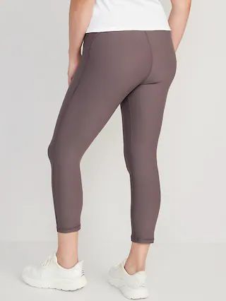 Extra High-Waisted PowerLite Lycra&#xAE; ADAPTIV Cropped Leggings for Women | Old Navy (US)