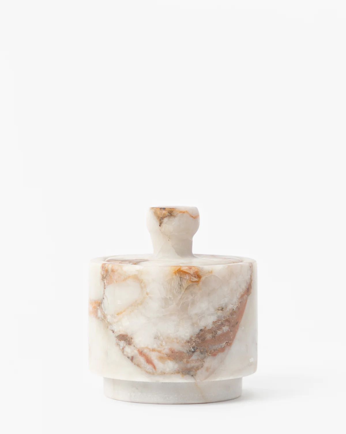 Verona Matte Marble Lidded Jar | McGee & Co. (US)