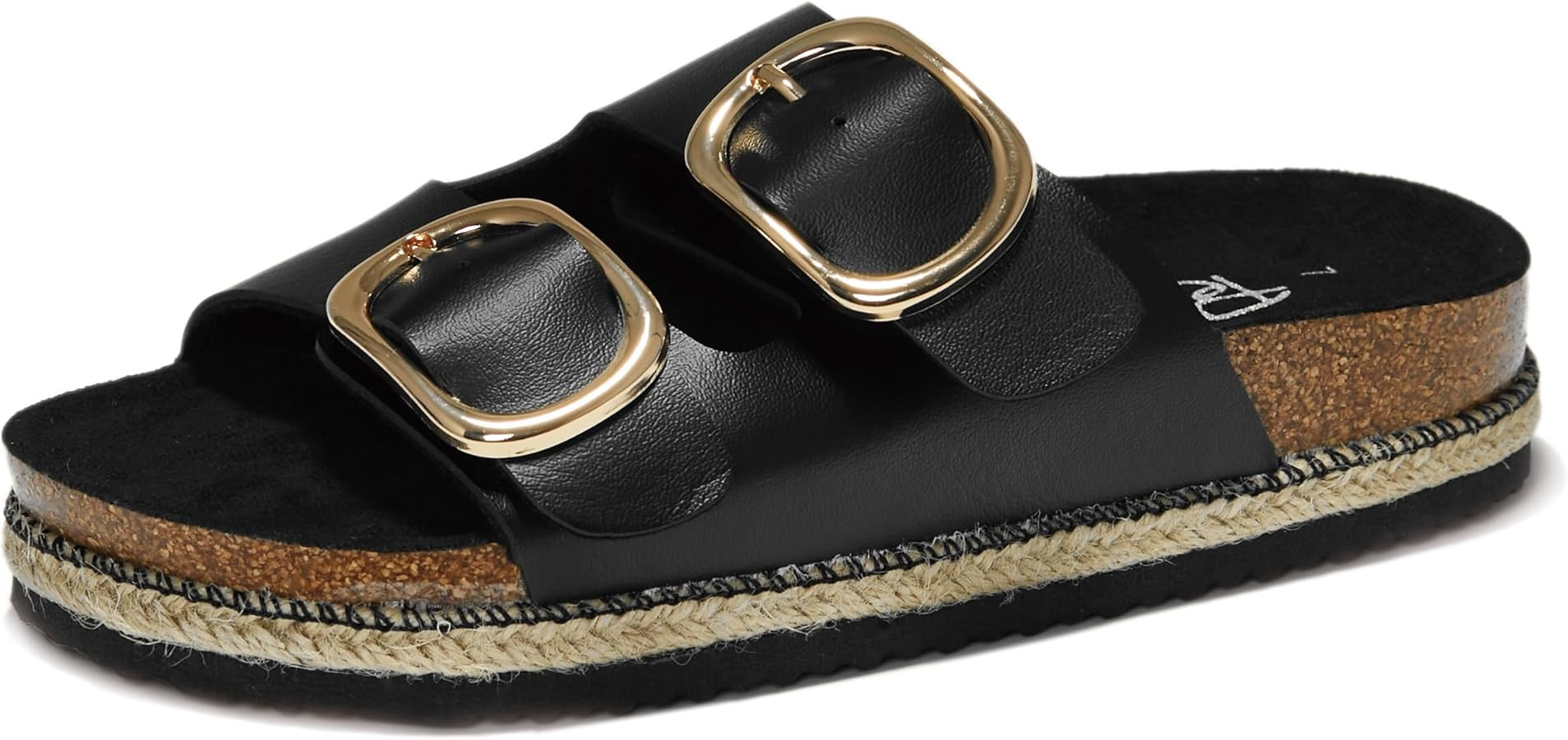 PepStep Slide Sandals for Women with Soft Cork Footbed and Strap, Ladies Fashion Platform Slide S... | Amazon (US)