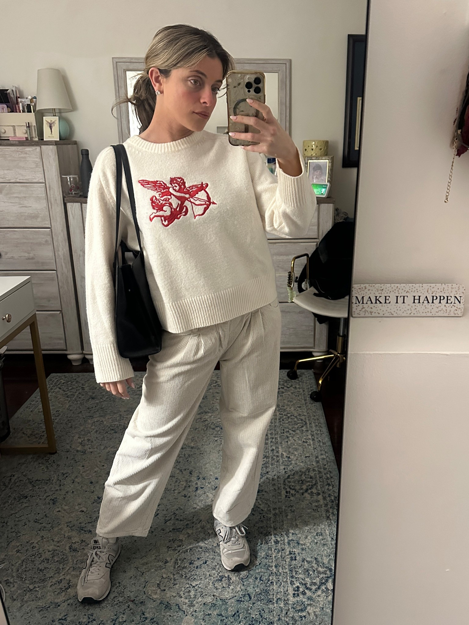 Now that it’s basically spring I can wear my ivory corduroy pants! They are so comfy and pair well with this Abercrombie sweater! 

#LTKSpringSale #LTKStyleTip #LTKWorkwear