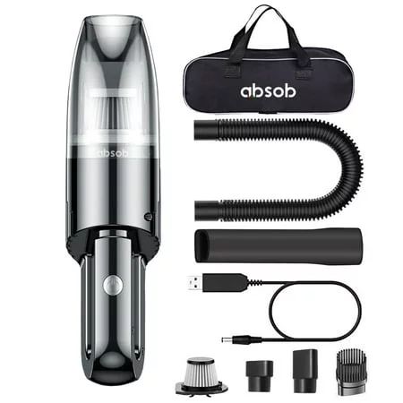 Absob Cordless Handheld Car Vacuum Cleaner 9000PA Powerful Suction Portable USB Rechargeable Ligh... | Walmart (US)