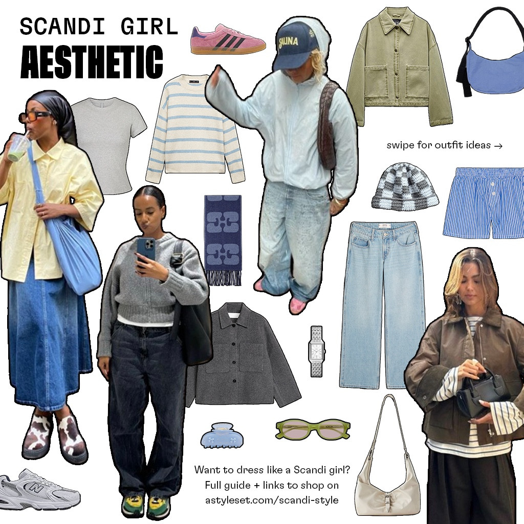 Want to dress like a Scandi girl? Full guide, outfit ideas, and links to shop on astyleset.com/scandi-style

Our tips: Embrace loose-fitting garments, like baggy jeans, oversized hoodies, big coats, and flowy pants. Keep it comfortable and breathable, but layer up! Crossbody bags, funky cardigans, chunky scarves, and unique jackets will take your outfits to the next level.

#scandistyle #scandioutfits #outfitinspo 

#LTKStyleTip