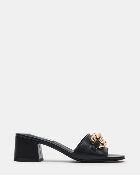 SANTANA BLACK LEATHER | Steve Madden (US)