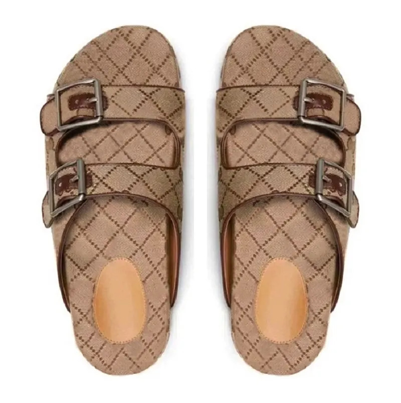 Big Size 35-47 high quality Luxurys Designer Sandals For Men Women Fashion Classic Floral Brocade... | DHGate
