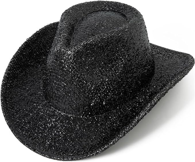 Lanzom Cowboy Hat for Women and Men with Shapeable Wide Brim Felt Western Hats for Cowboys and Co... | Amazon (US)