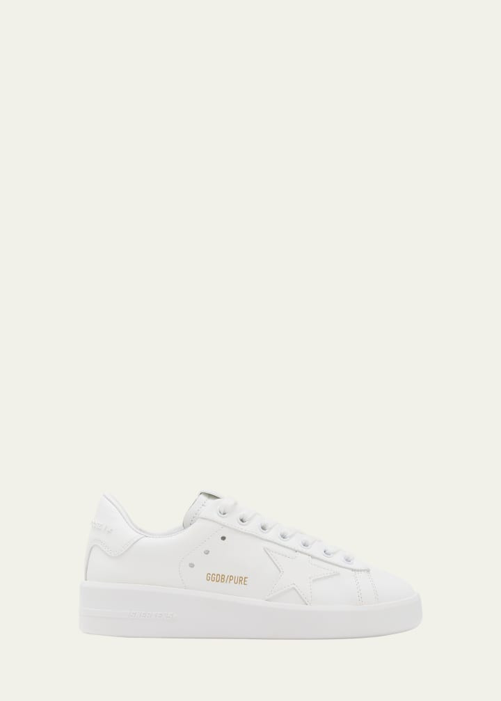 Golden Goose Pure Star Classic White Sneakers | Bergdorf Goodman