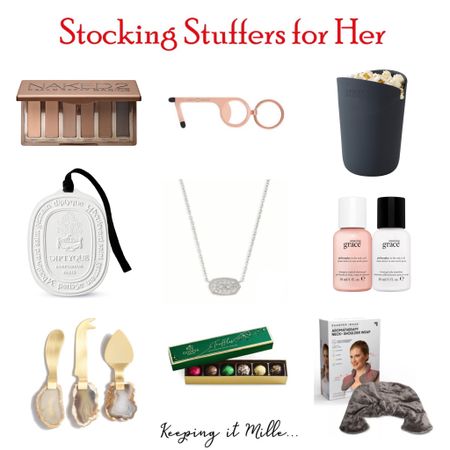 Stocking stuffers for her, Christmas gift ideas, gift guide for sister, beauty gifts, necklace, chocolates, holiday gifts. #LTKGiftGuide

#LTKHoliday #LTKunder100