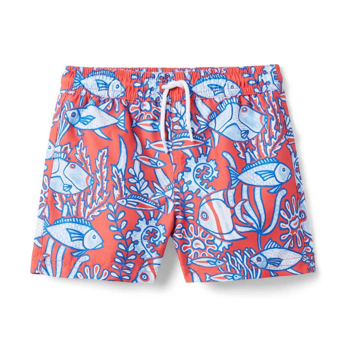 Recycled Tropical Fish Swim Trunk | Janie and Jack