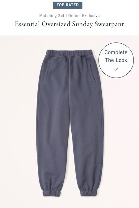 Abercrombie Sunday sweatpants
Oversized sweatpants

#LTKxAFeurope #LTKfindsunder100 #LTKfitness