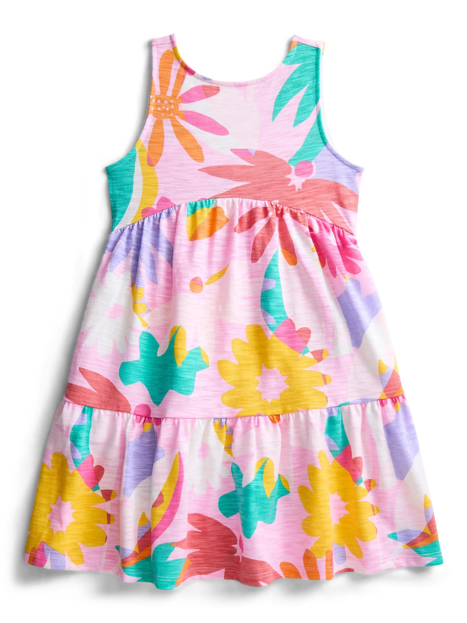 Wonder Nation Girls' Back Bow Sleeveless Dress, Sizes 4-18 & Plus | Walmart (US)