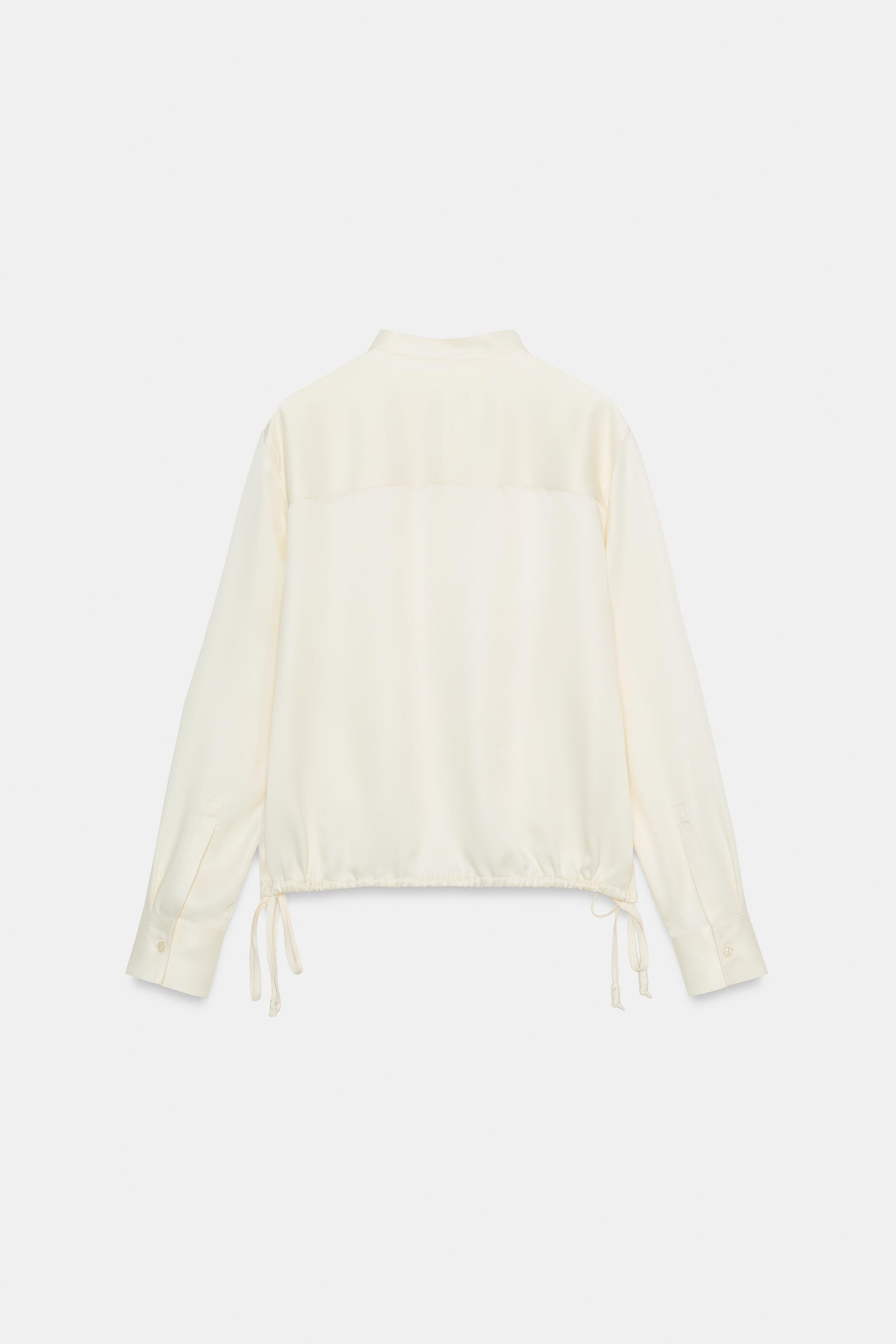 ZW COLLECTION SATIN EFFECT SHIRT | Zara US