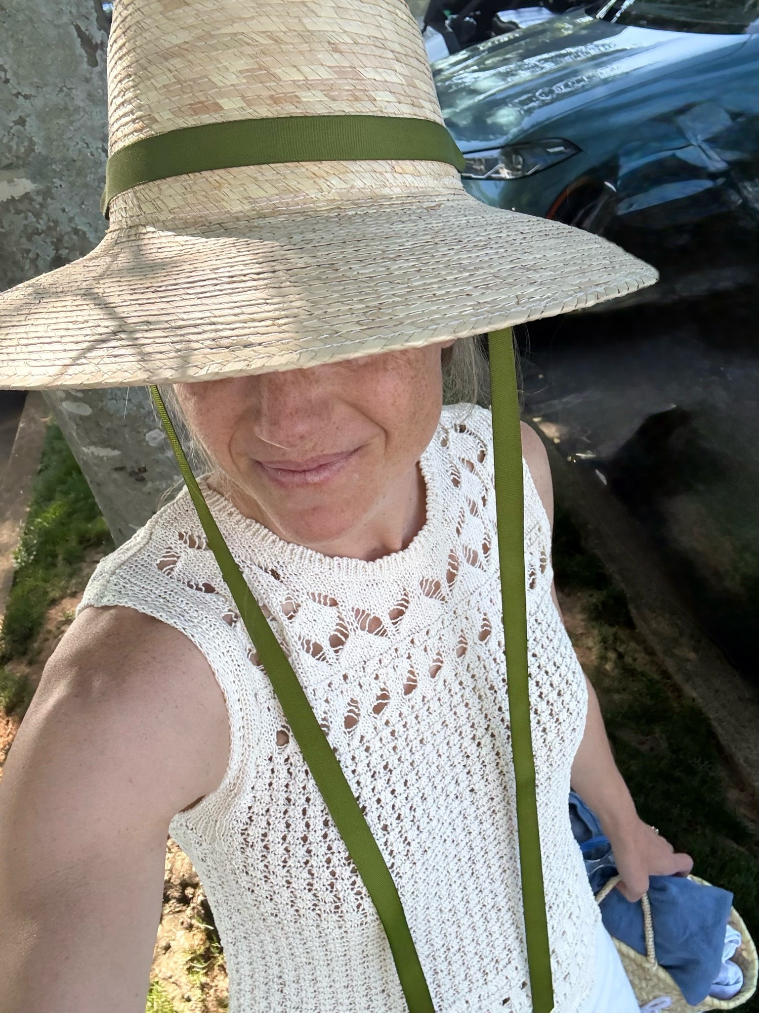 Sarah Bray sun hat already getting so much use this season! Crochet top is from Zara

#LTKmomlife #LTKootd