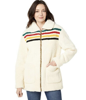 190. Pendleton Sunset sherpa fleece jacket women small New  | eBay | eBay US
