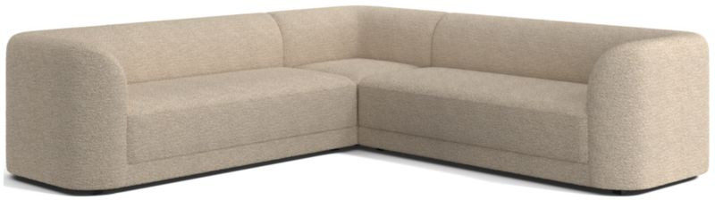 Contour 3-Piece L-Shaped Sectional Sofa + Reviews | Crate & Barrel | Crate & Barrel