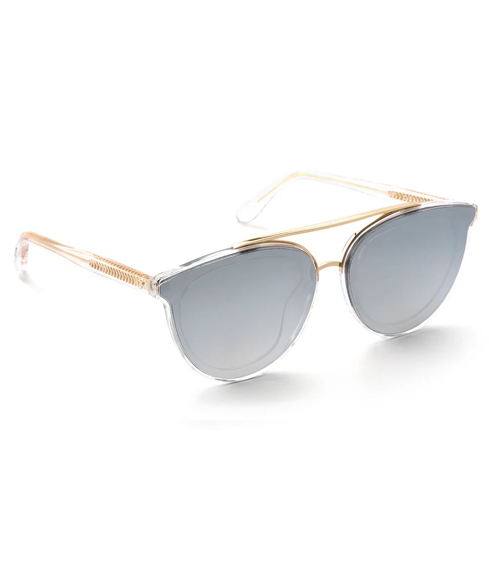 CLIO NYLON | Matte Oyster to Petal 24K | KREWE Eyewear