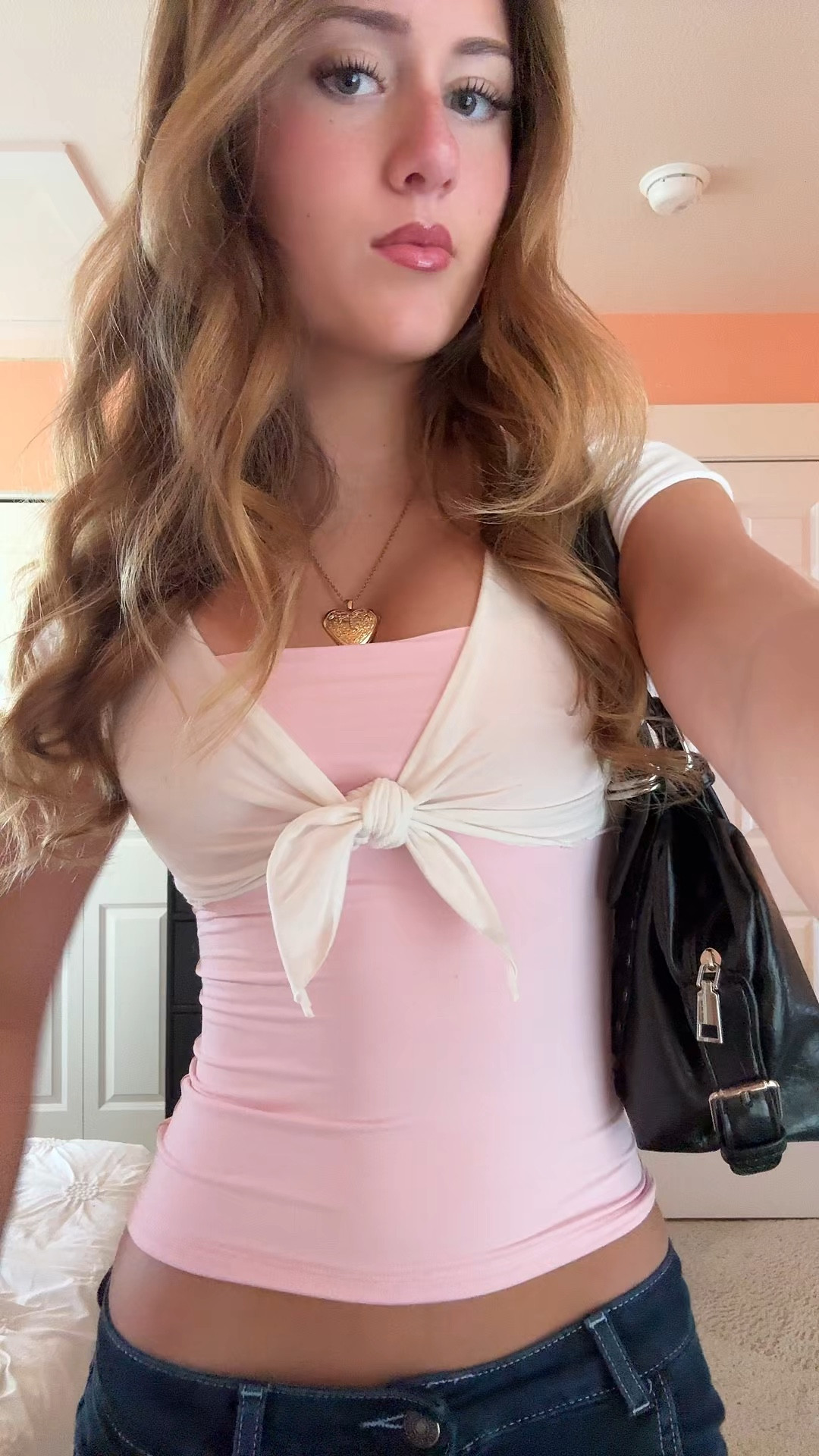 cute spring outfit for school tie top

#LTKSeasonal #LTKgrwm #LTKootd