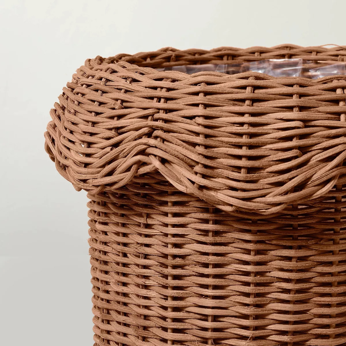 Scalloped Rattan Planter Basket - Hearth & Hand™ with Magnolia | Target