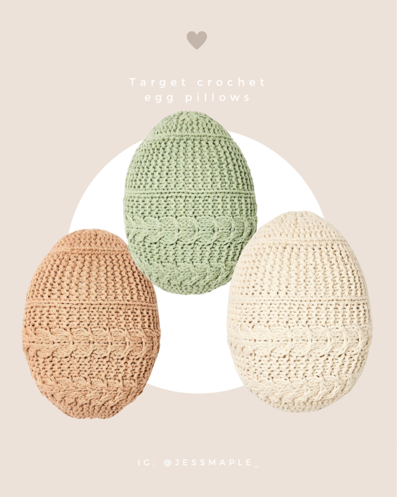Target, crochet studio, McGee egg, pillow Easter, neutral, spring home decor, throw pillows

#LTKhome