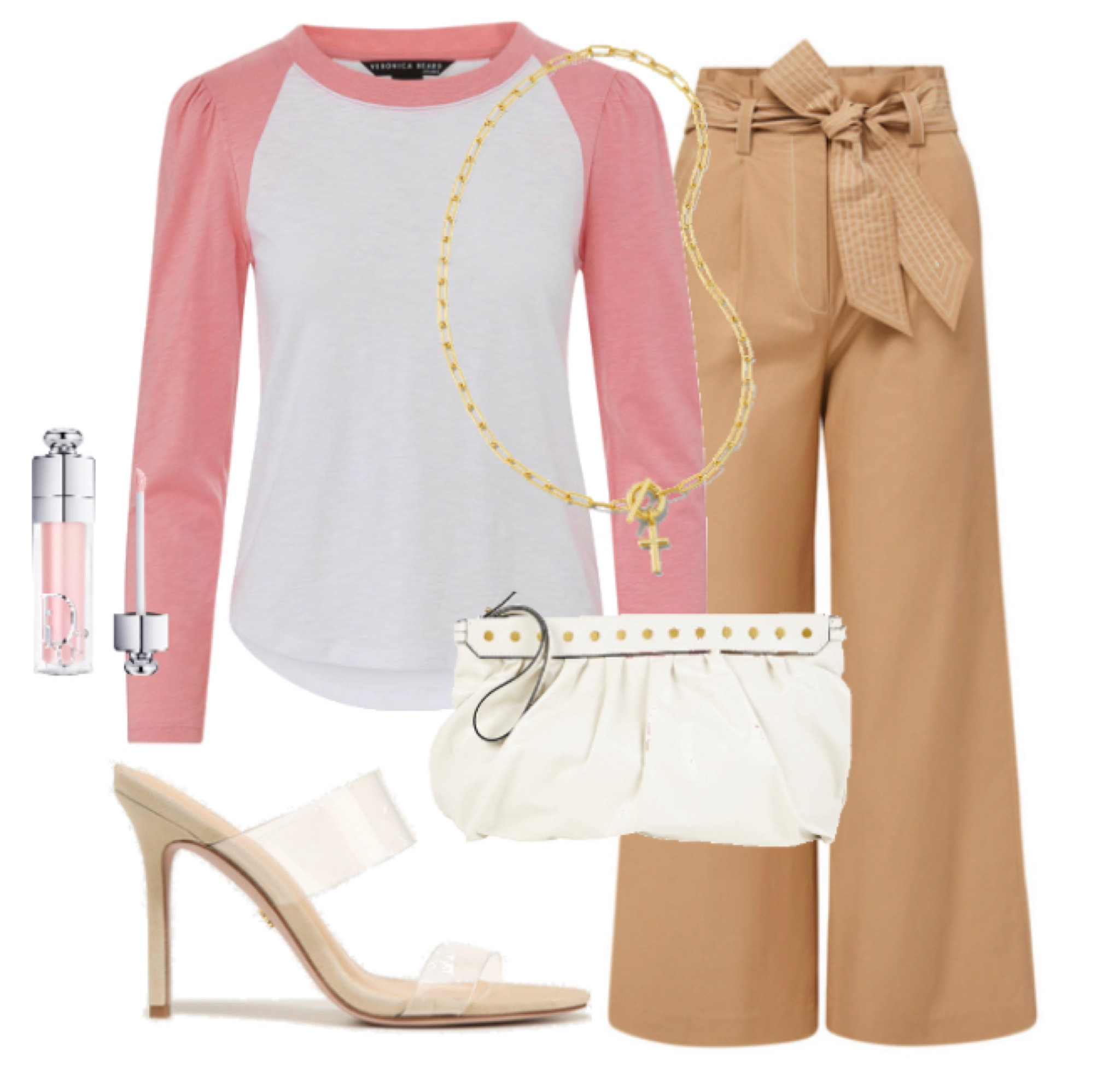 Easy spring outfit
Veronica Beard top, wide leg pants and sandals
Isabel Marant bag
Kendra Scott necklace 
Dior lipgloss 

#LTKshoecrush #LTKstyletip #LTKSeasonal