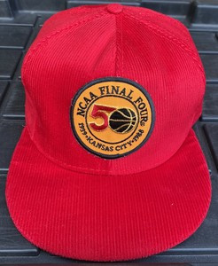 Vintage 1988 NCAA Final Four Basketball AJD Snapback Hat Kansas City Corduroy  | eBay | eBay AU
