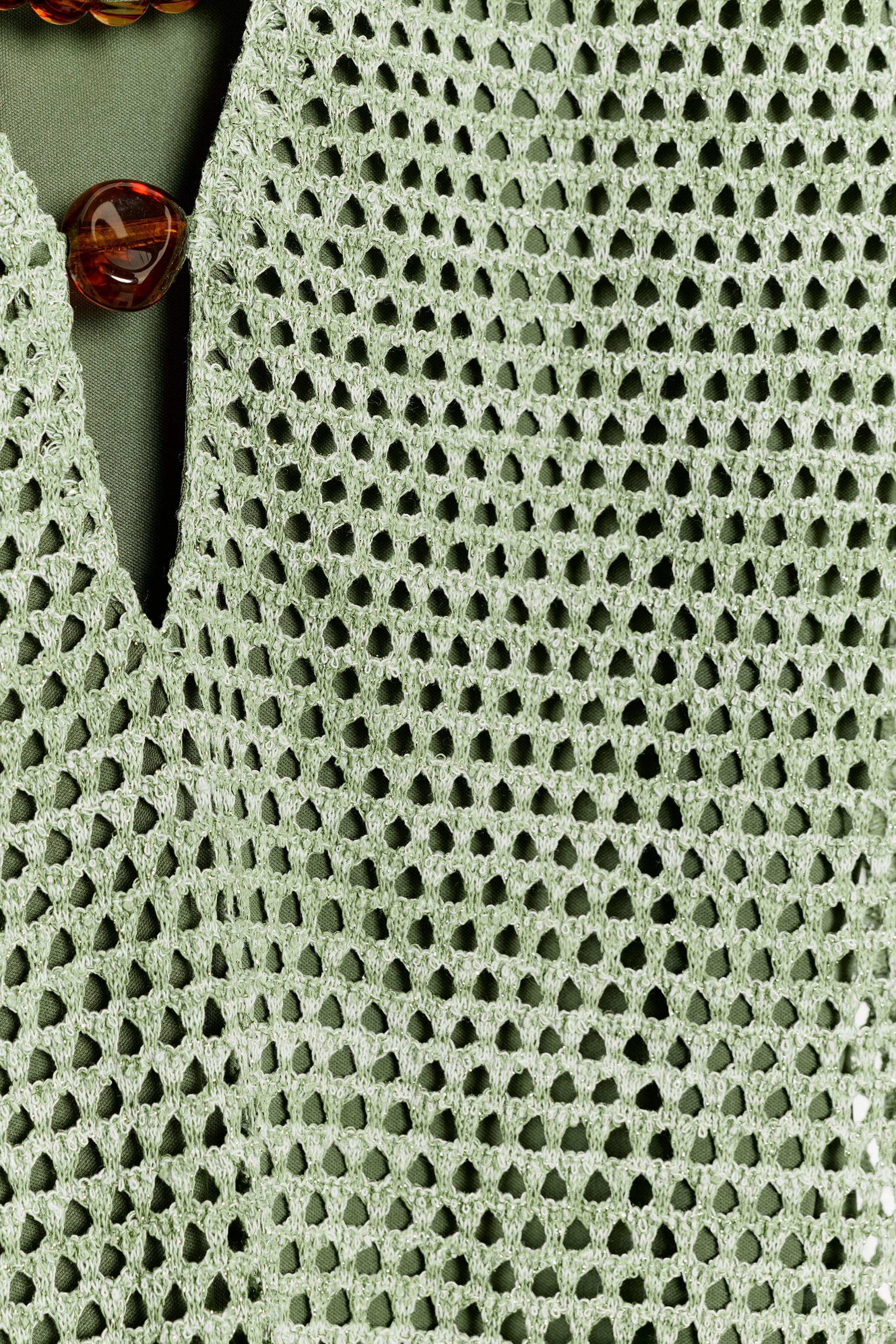 MINI CROCHET TRIM DRESS | Zara Canada