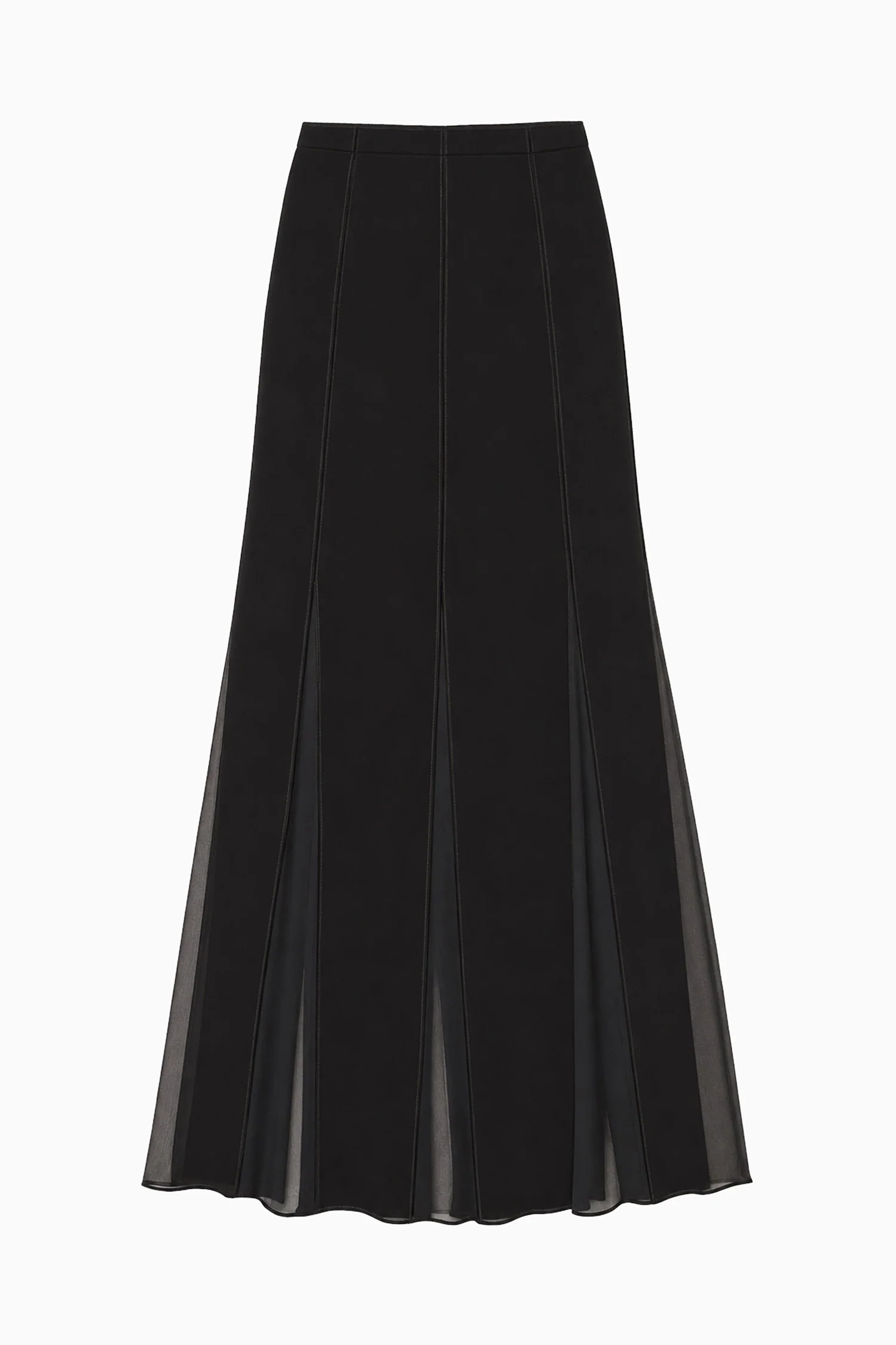 Elia Midi Skirt - Noir | Ulla Johnson