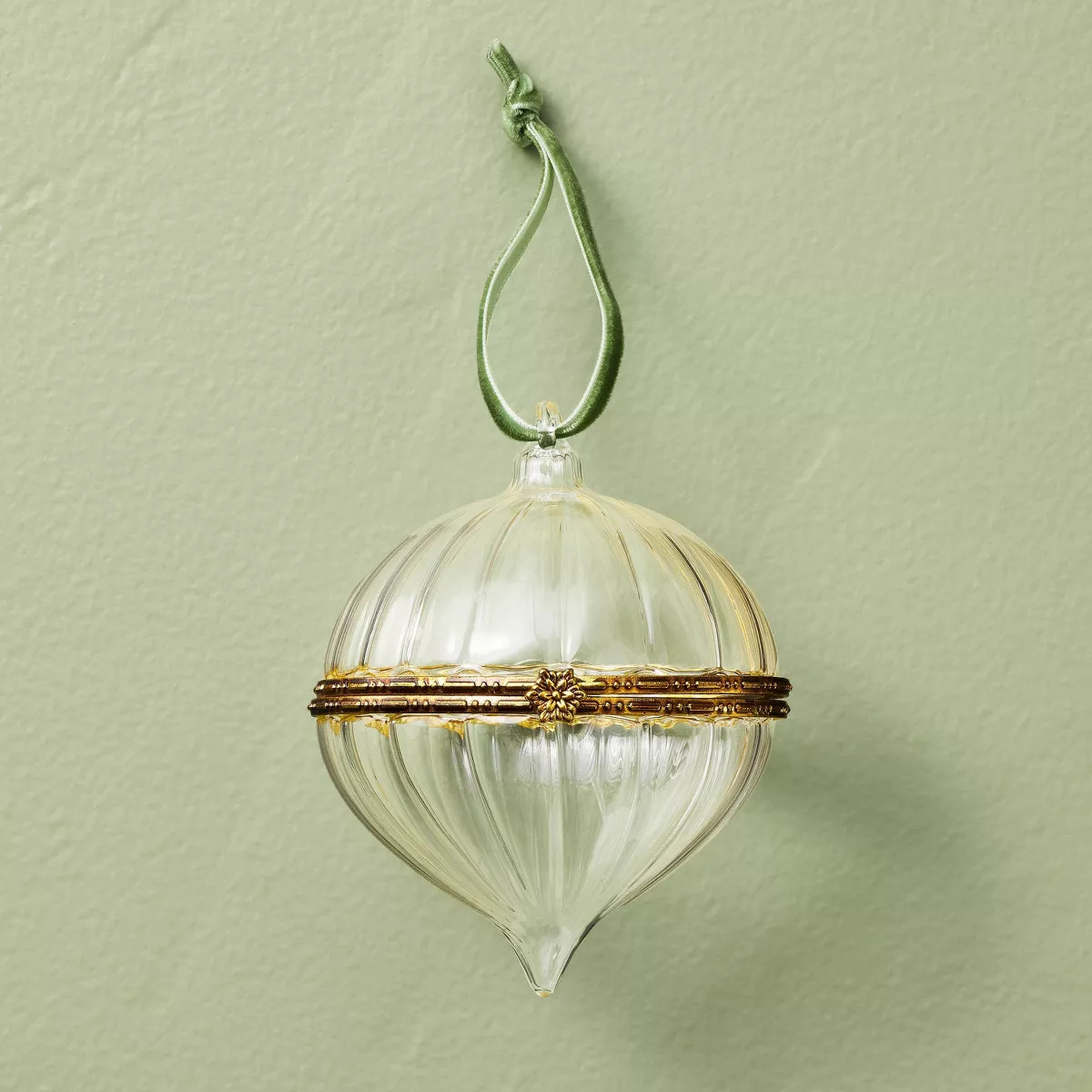 Hinged Glass Christmas Tree Ornament - Hearth & Hand™ with Magnolia | Target