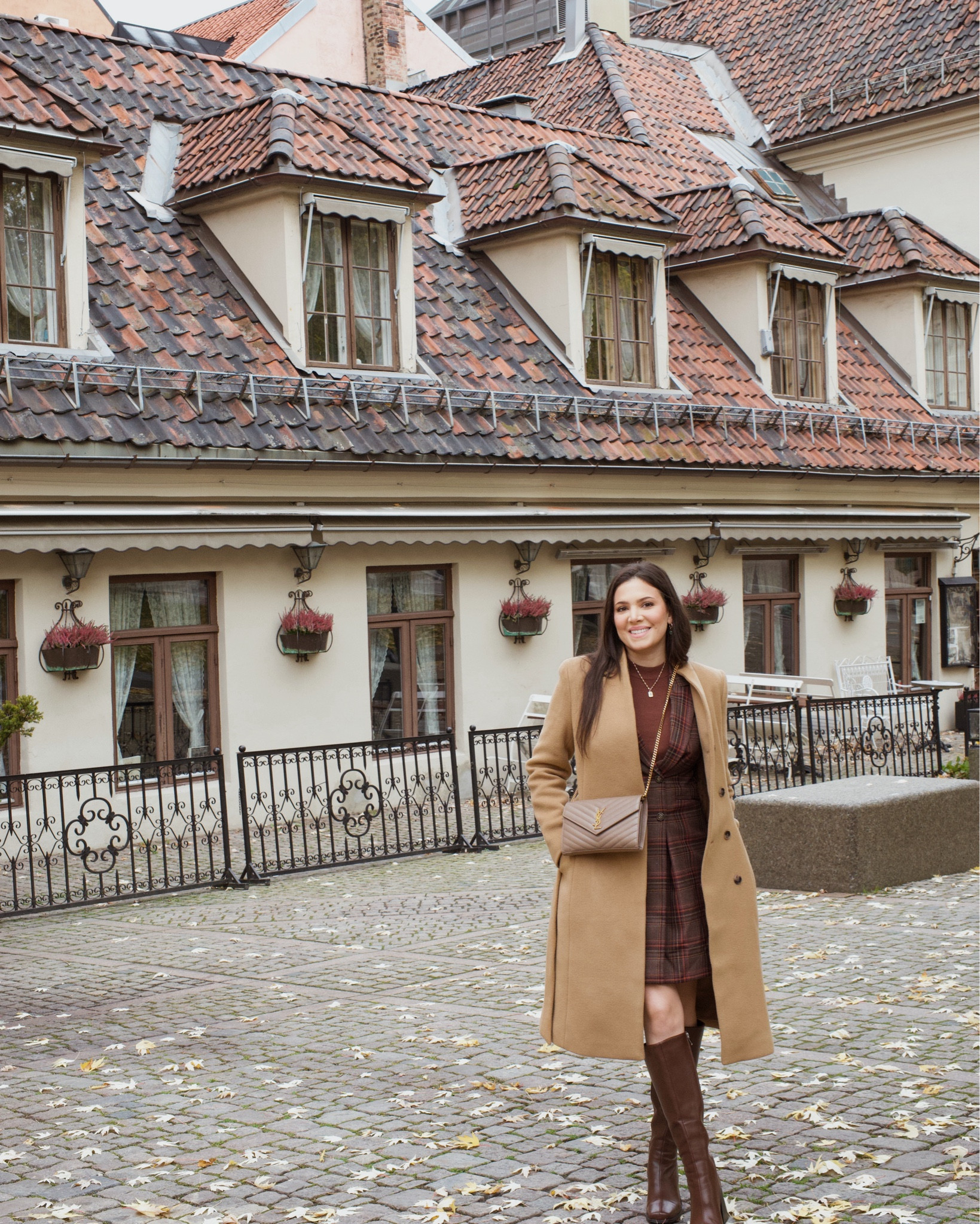 Fall Bergen Outfit! 🍁 Dress is a custom blazer dress from Indochino, but I tagged similar ones! Coat is from Aritzia. Undershirt is from Altard State and boots are from Princess Polly. Bag is YSL 🤎

#LTKSeasonal #LTKCyberWeek #LTKTravel