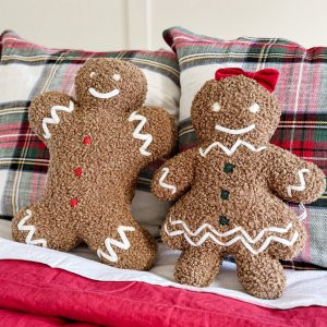 Mr. Spice Gingerbread Shaped Pillow | Pottery Barn (US)