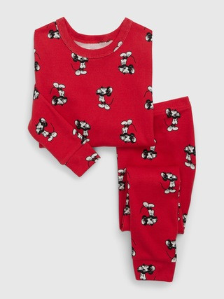 babyGap &amp;#124 Disney 100% Organic Cotton Mickey Mouse PJ Set | Gap (US)
