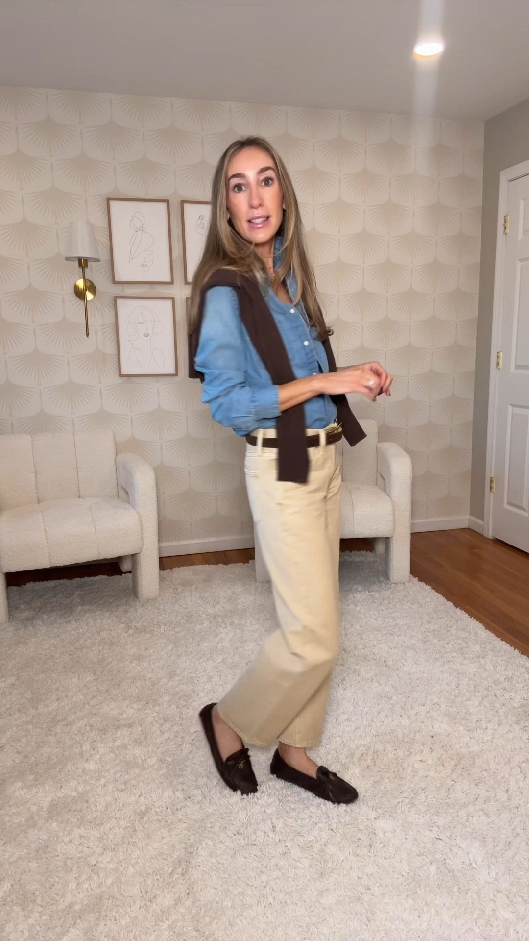 Layering is such a good hack!! These jeans are unreal - perfect in every way!!! You guys will love, trust me!