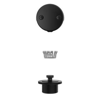 Lift Turn Tub Drain Trim Kit, Matte Black | The Home Depot