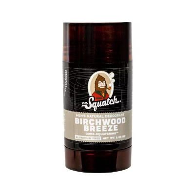 DR. SQUATCH Men's Natural Deodorant - Birchwood Breeze - 2.65oz | Target
