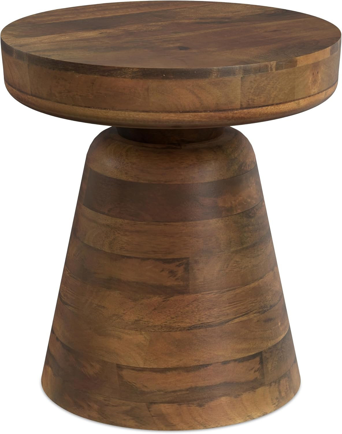 SIMPLIHOME Robbie 16" Wide Solid Wood Rectangular End Table in Walnut Brown | Amazon (US)