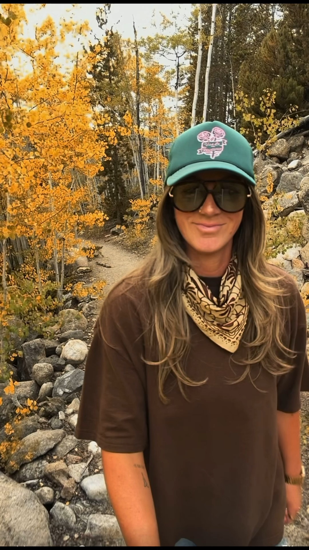 Fall in Colorado is my favorite 🍂
Men’s large tee, perfect length for tall girls! 
Hat links are coming soon!!!! Stay tuned for launch date!

#LTKTall #LTKOver40 #LTKSeasonal