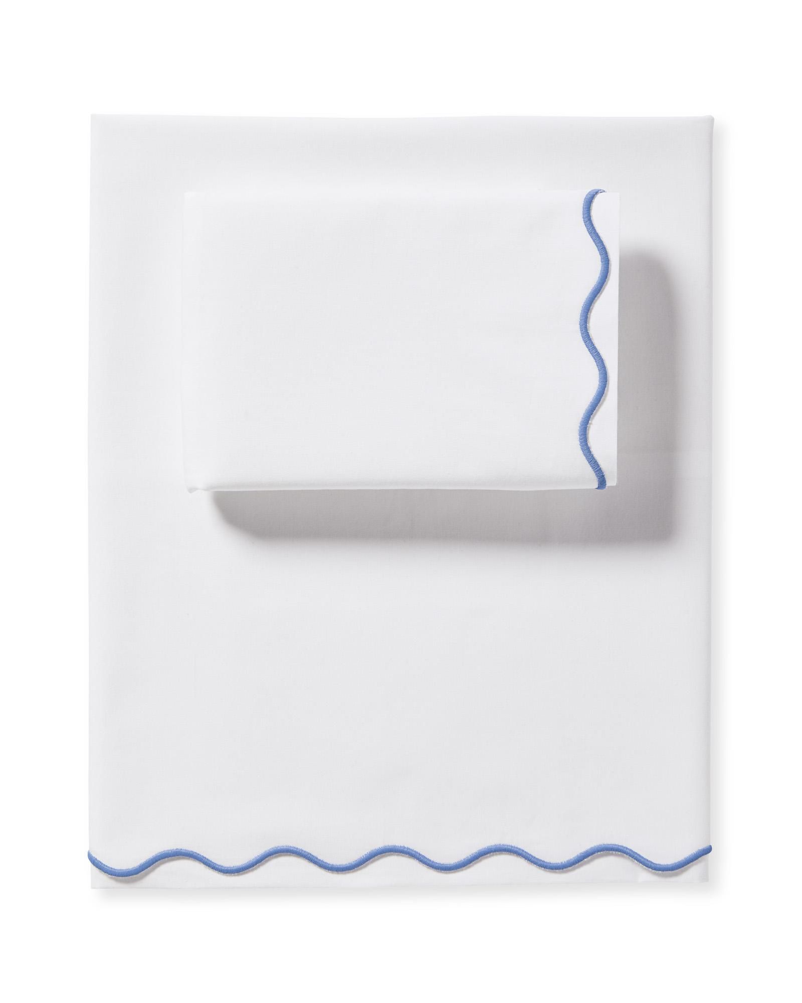 Wave Percale Sheet Set | Serena and Lily