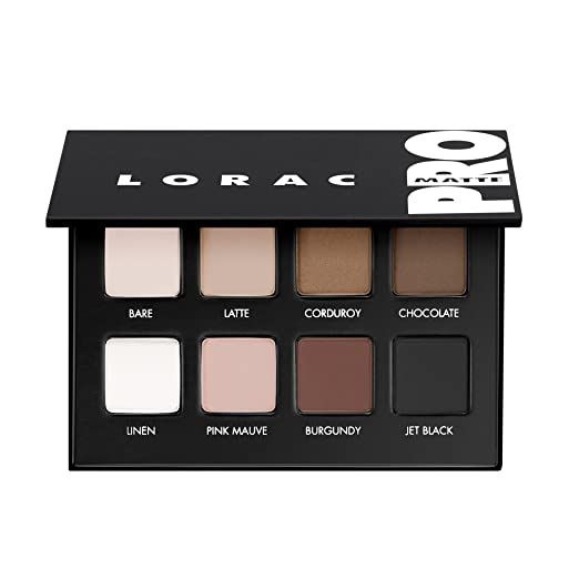 LORAC PRO Matte Eyeshadow Palette | Blendable Eyeshadows | Mirror Compact | Amazon (US)