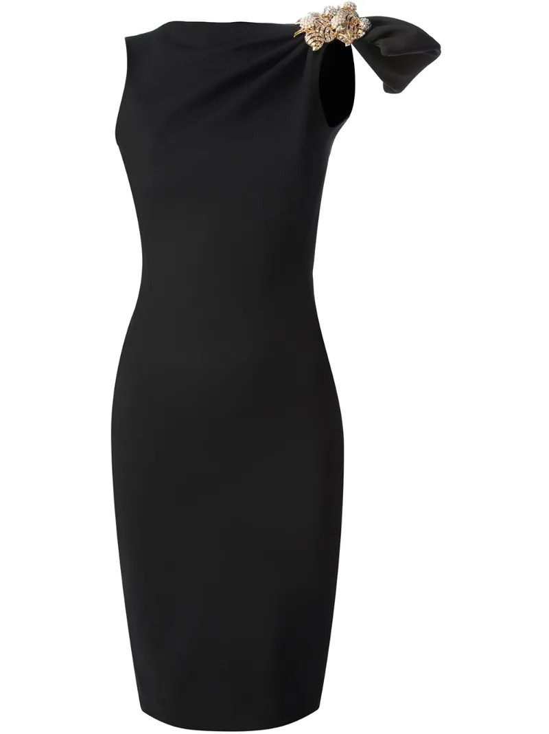 DSQUARED2 brooch dress | FarFetch US