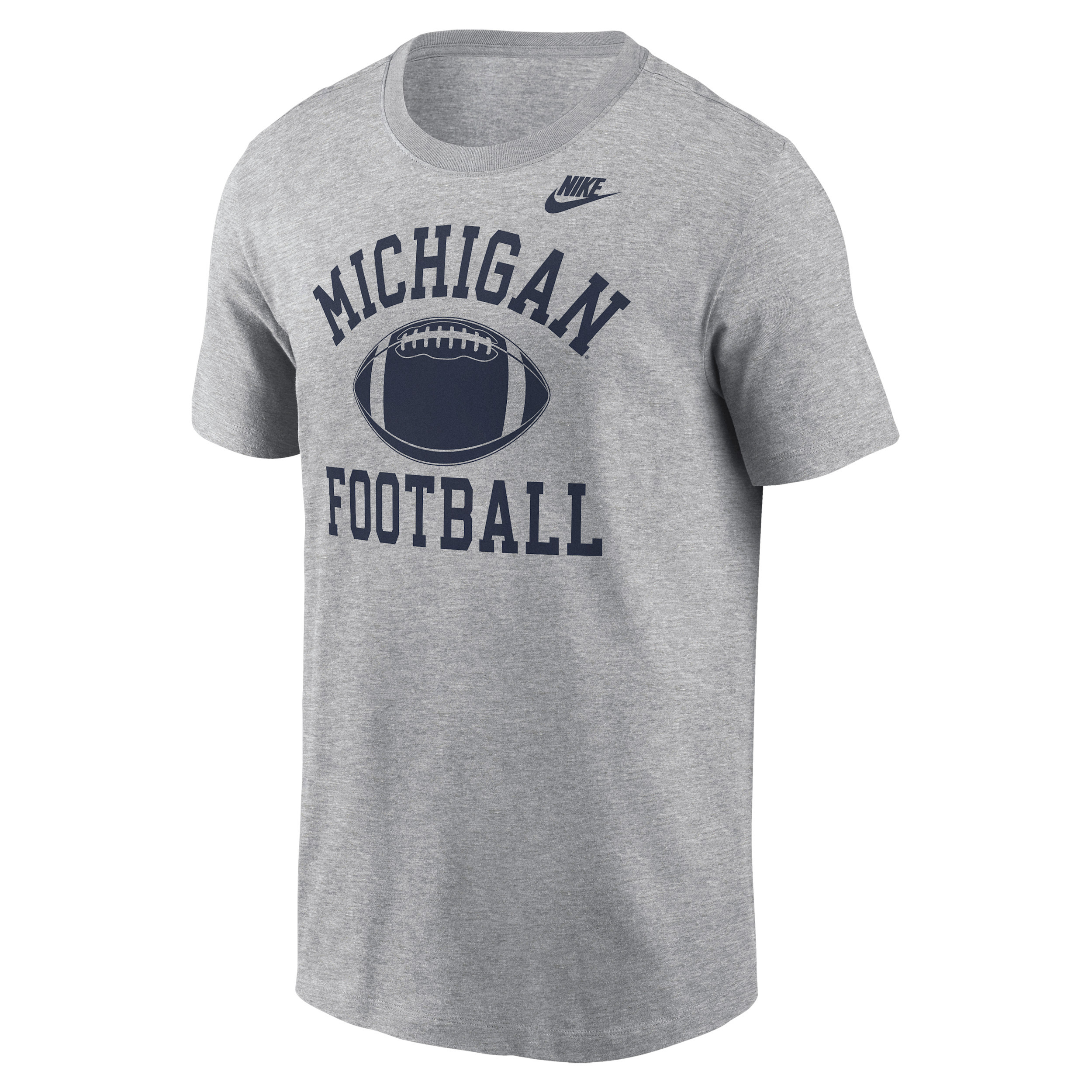Michigan Legacy Football Icon Nike Men's College T-Shirt in Grey | N19906GMWN-AX3 | Nike (US)
