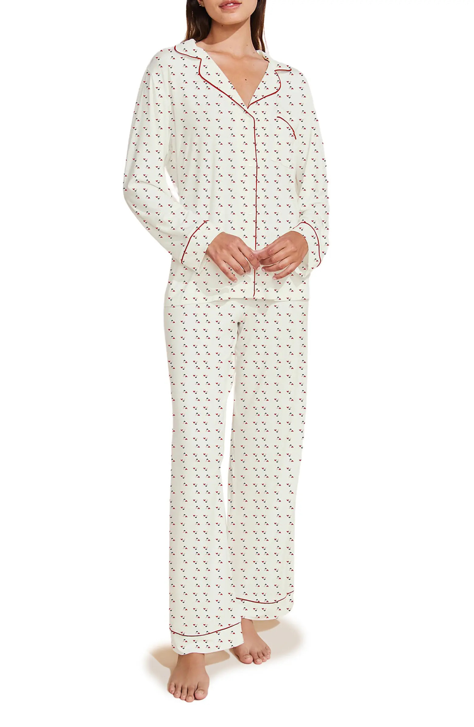 Gisele Print Jersey Knit Pajamas | Nordstrom